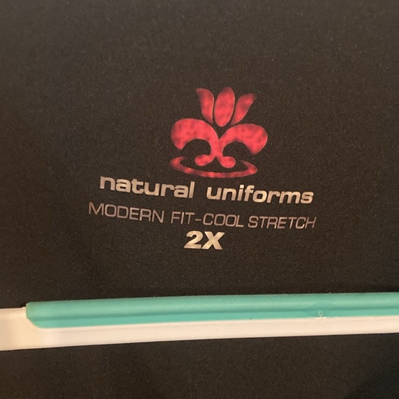 Scrubs 6 pieces will not separate set 2xL Natural Uniform one Koi Xl - Picture 4 of 11